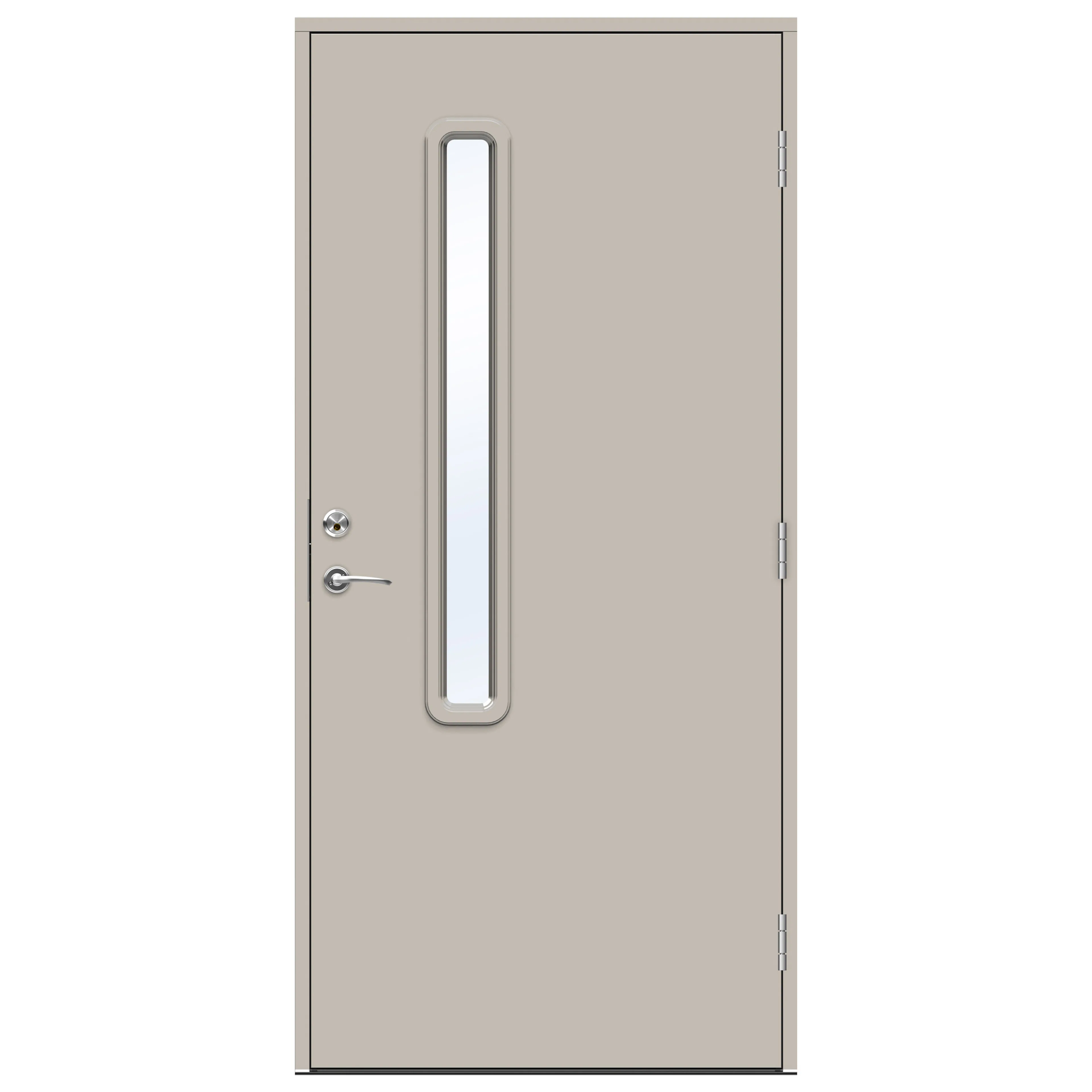 YD Advance-Line Nordic Ribe 10x20-S-3502-Y, H BxH: 100x200 cm. Höger. NCS-S-3502-Y