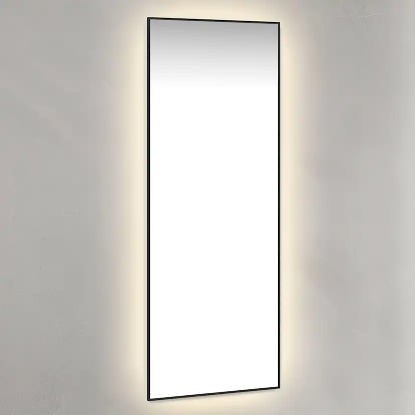 Spegel Macro Design Crown Avlång Ambilight Med Ram