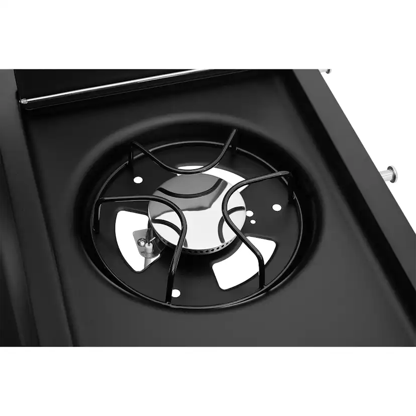 Gasolgrill Kobe Premium 5 Brännare Med Sidobrännare & Glaslock