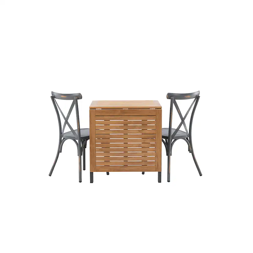 Cafégrupp Venture Home Diego Bord med 2 Tablas Stolar