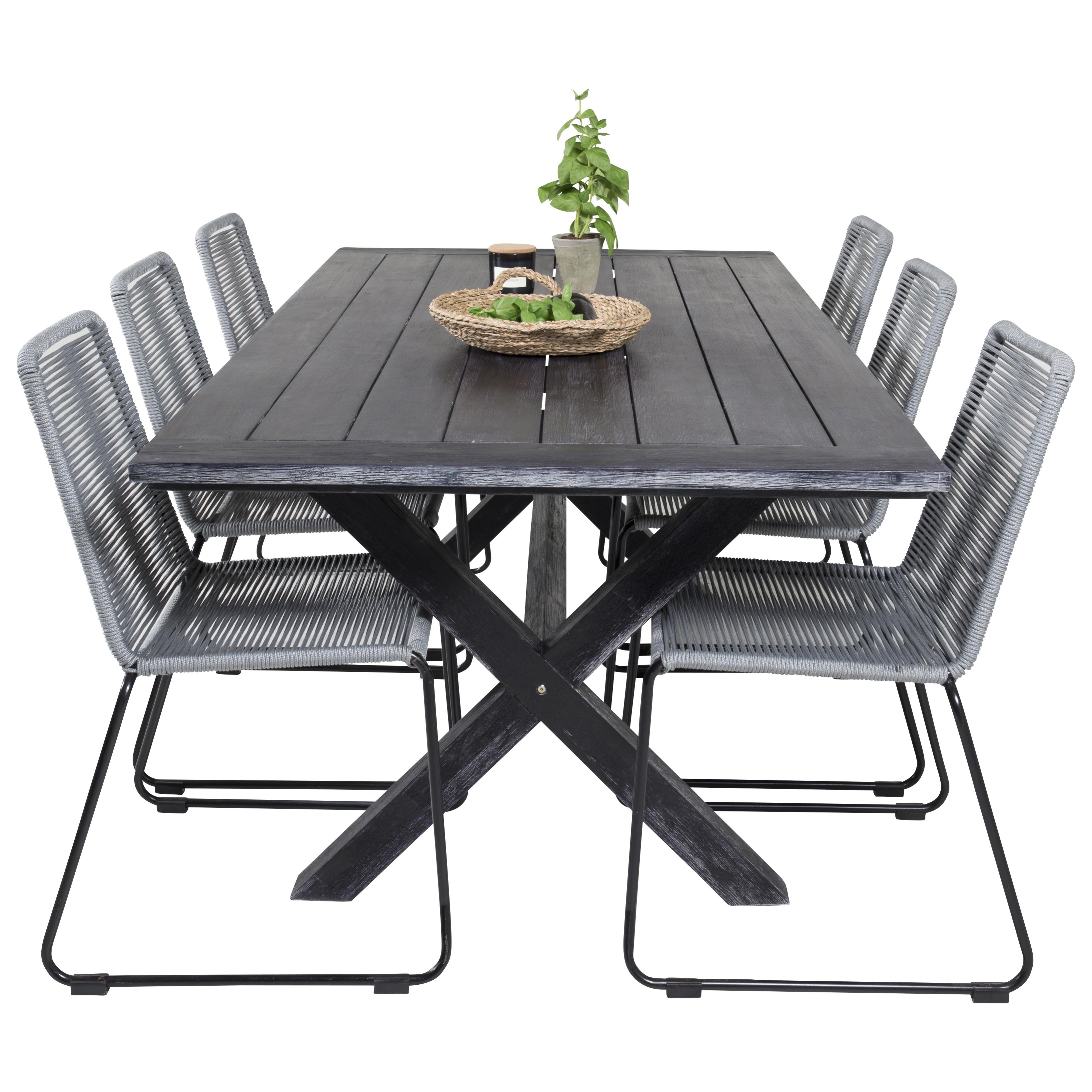 Matgrupp Venture Home Rossi 200 med 6 Leon Matstolar
