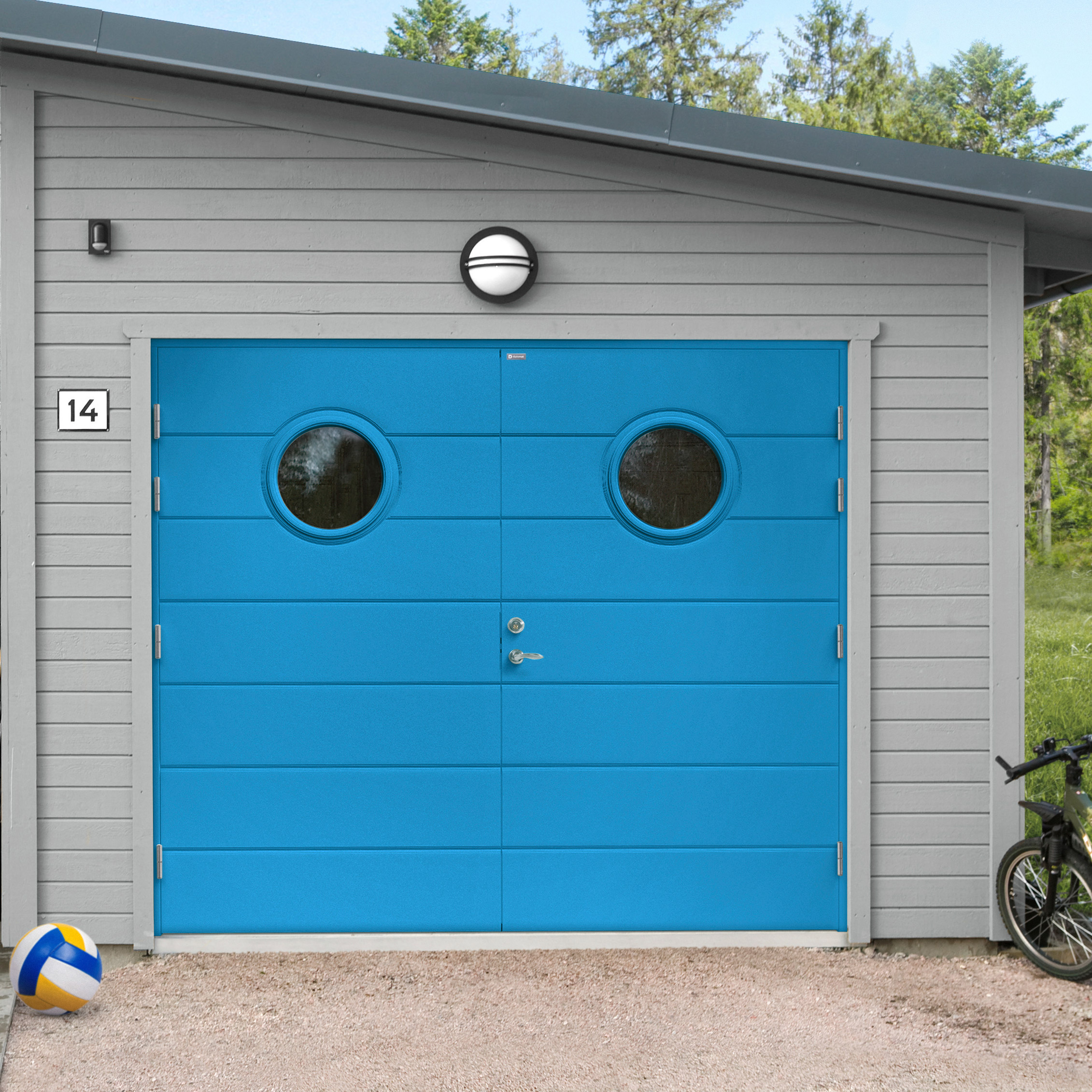 Garagedörr Diplomat Bella Klarglas