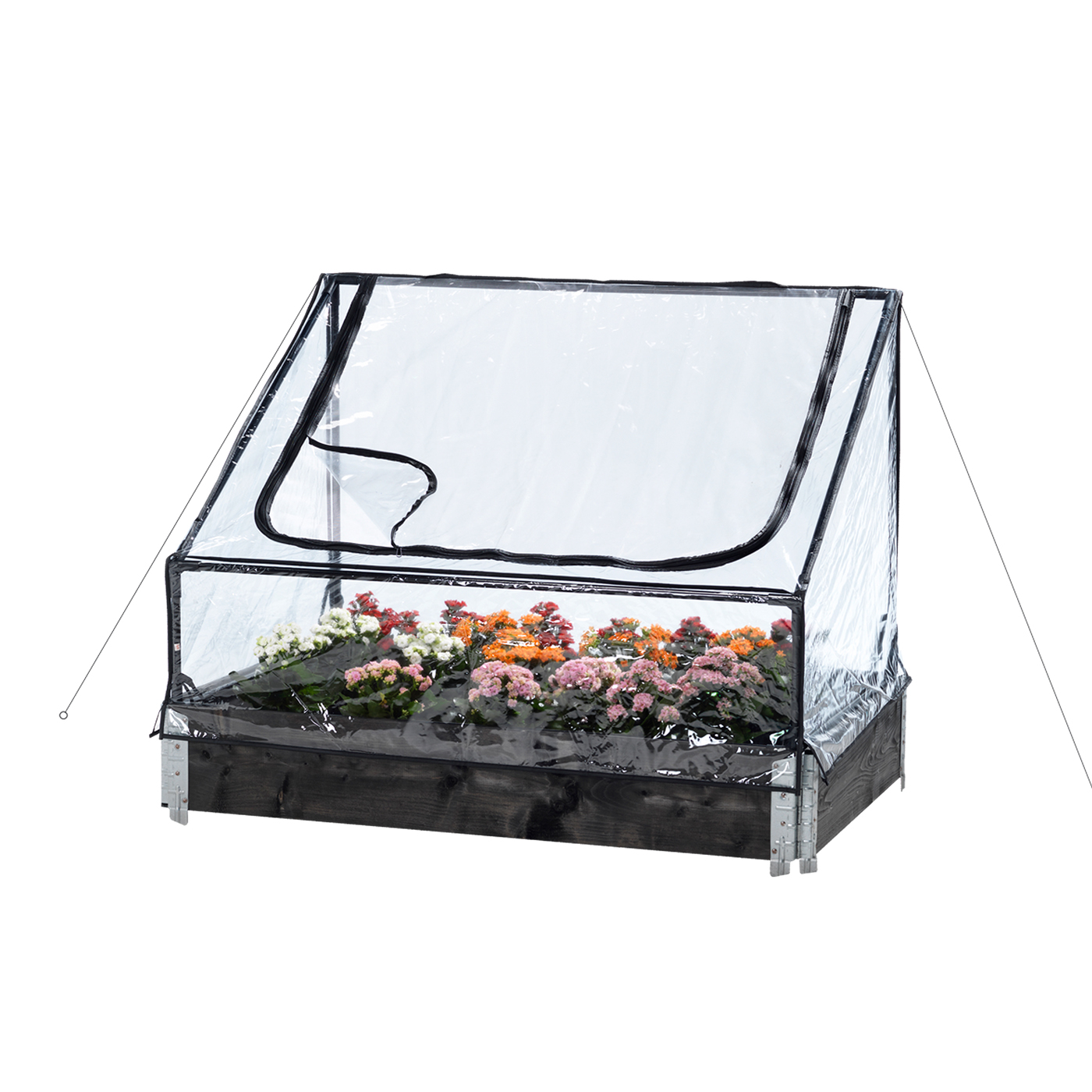 Drivhus HORTUS 115x76x40/70 cm