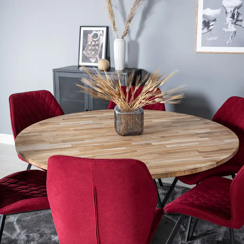 Matgrupp Venture Home Cirebon Rund med 6 Gemma Stolar