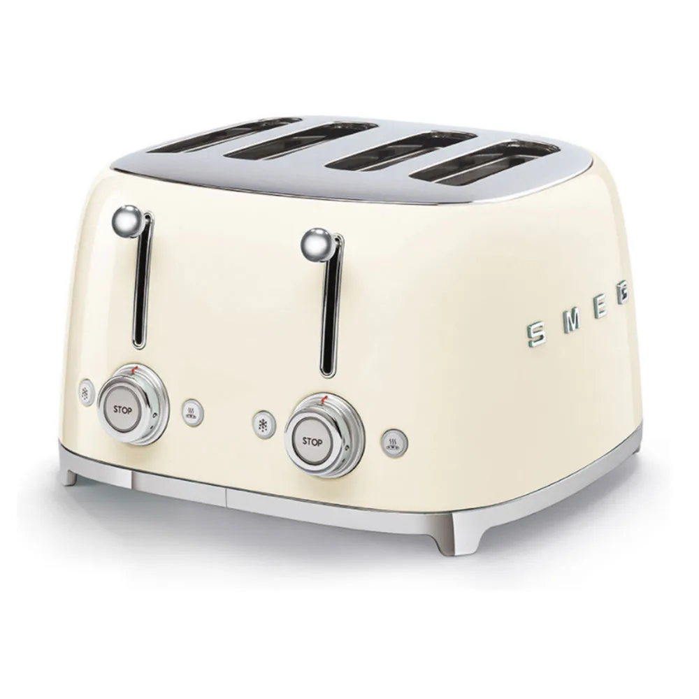 Smeg brödrost TSF03CREU Gräddvit Färg: Creme
