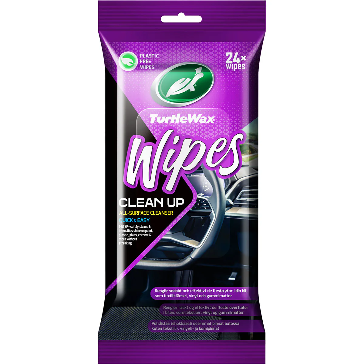 Wipes Turtle Wax Clean-up Flatpack