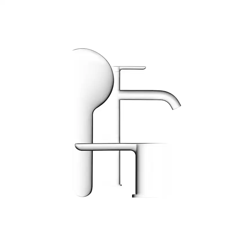 Tvättställsblandare Duravit C.1 Medium Höjd: 175 mm