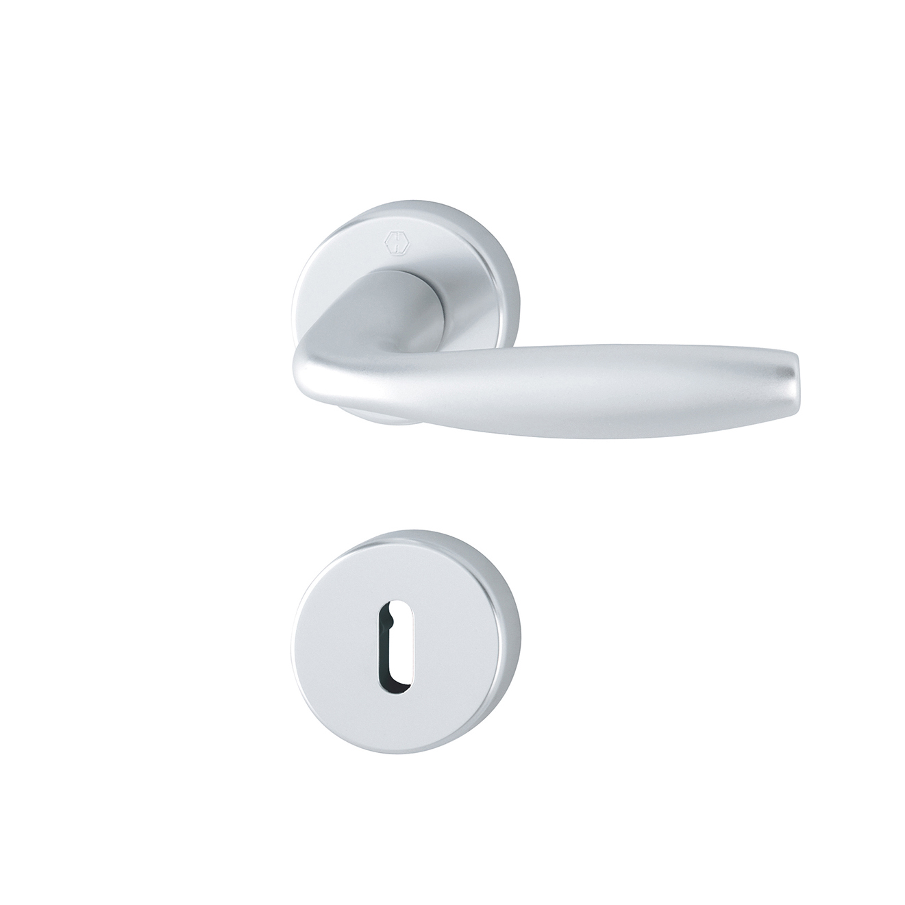 Innerdörrstrycke Hoppe New York F1 med Nyckelskylt