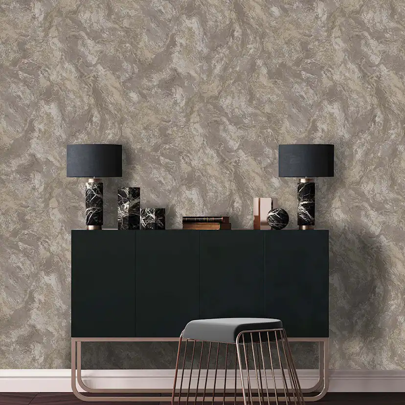 Tapet Holden Alchemy Calacatta Marble Bead Taupe 99372