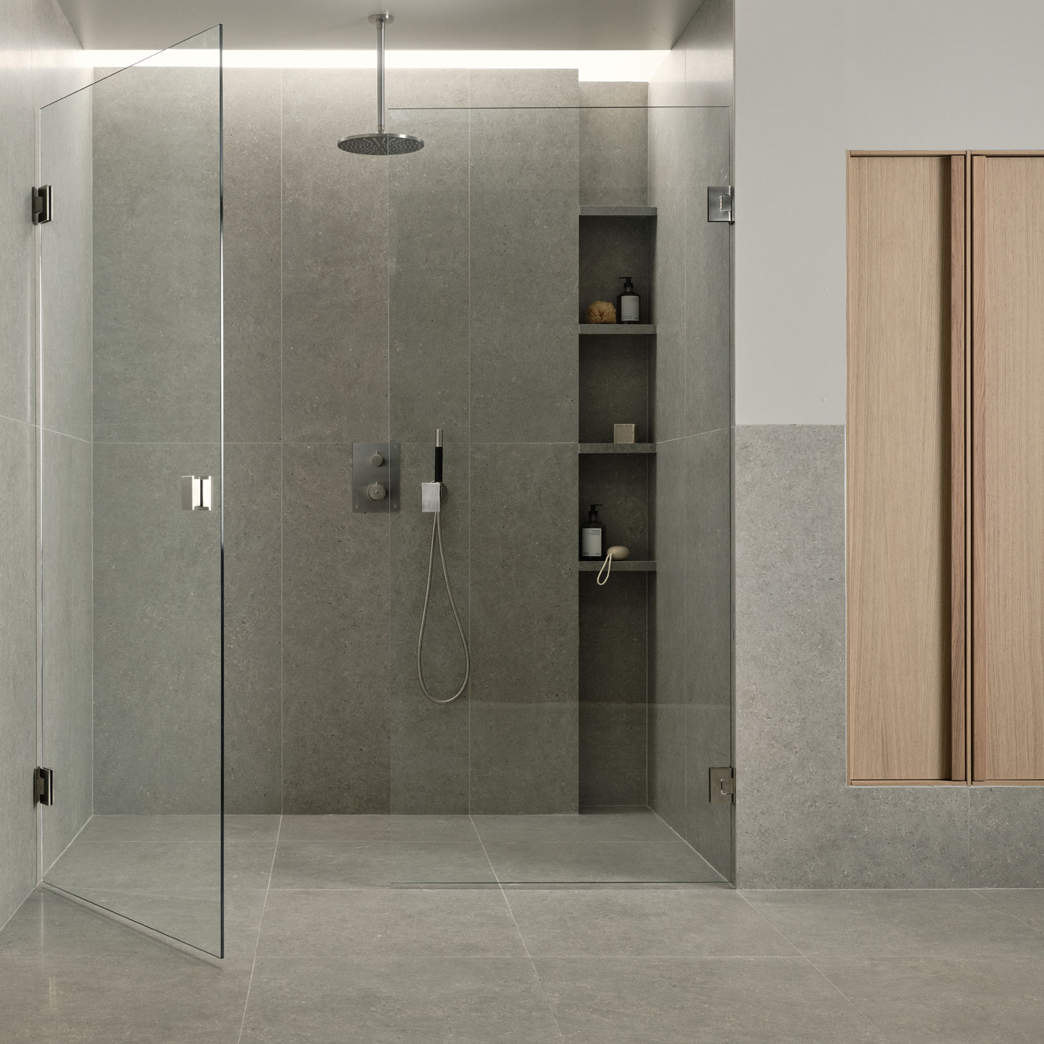 Klinker Bricmate J66 J Stone Select Light Grey Honed 60x60 cm