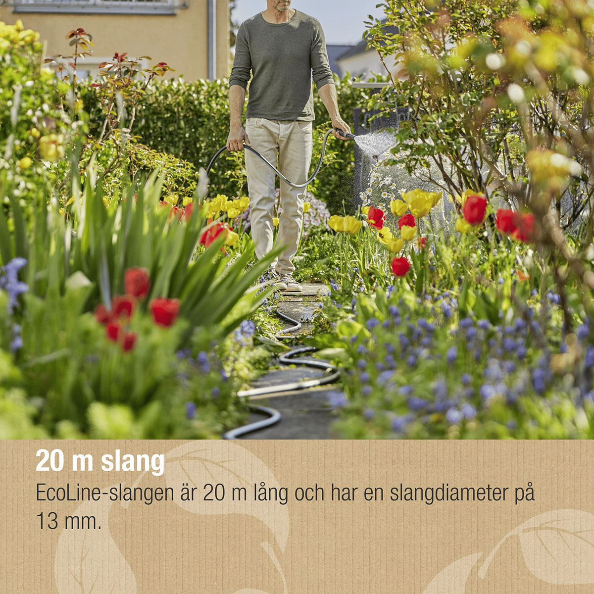 Slang Gardena EcoLine 1/2 tum 20 m