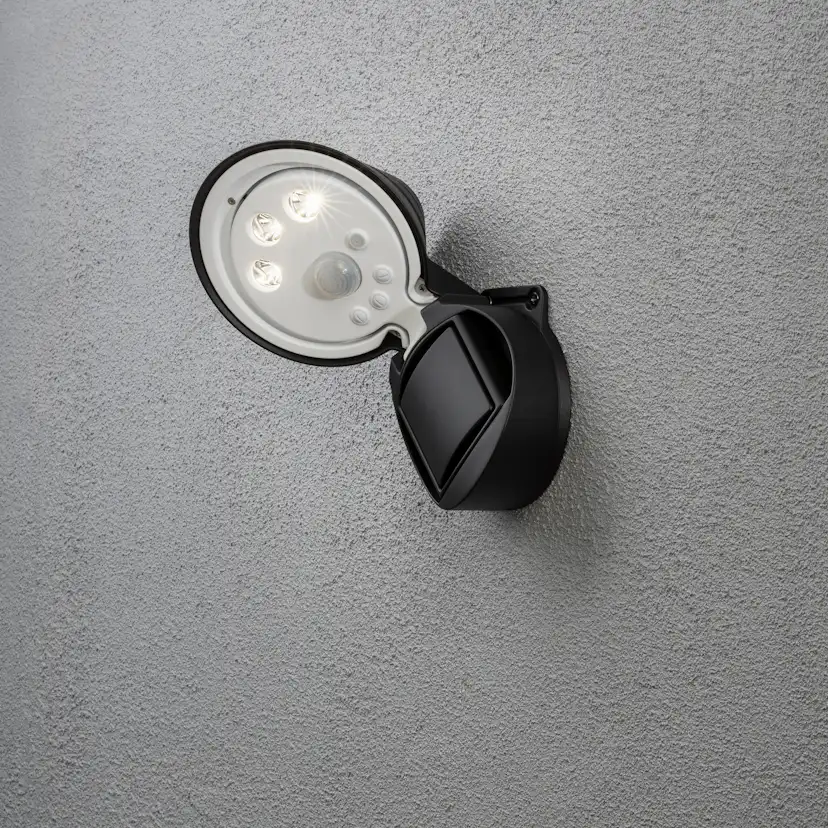 Vägglykta Gnosjö Konstsmide Prato LED 1,5W Rörelsevakt Batteri