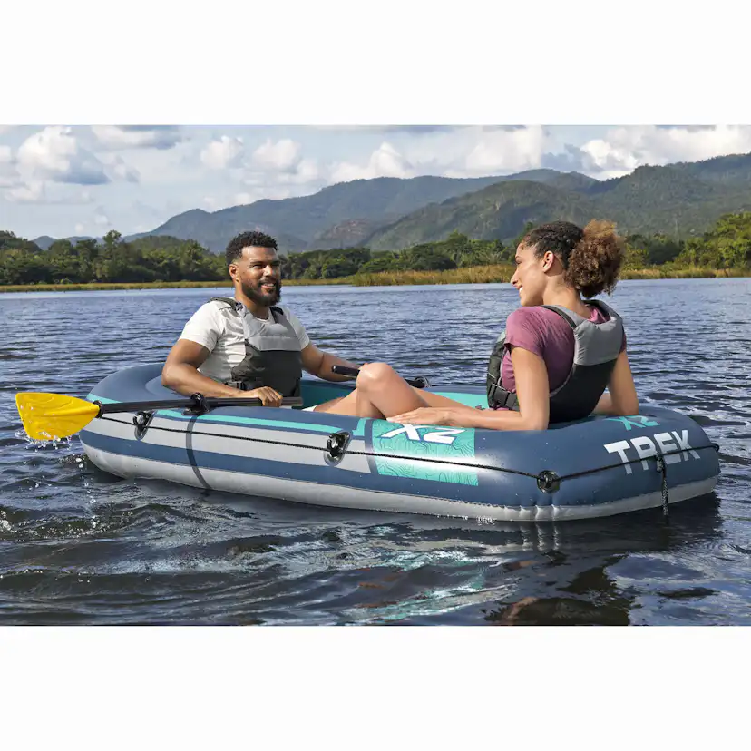 Gummibåt Bestway Hydro Force Treck X2 Set 232 x 118 cm