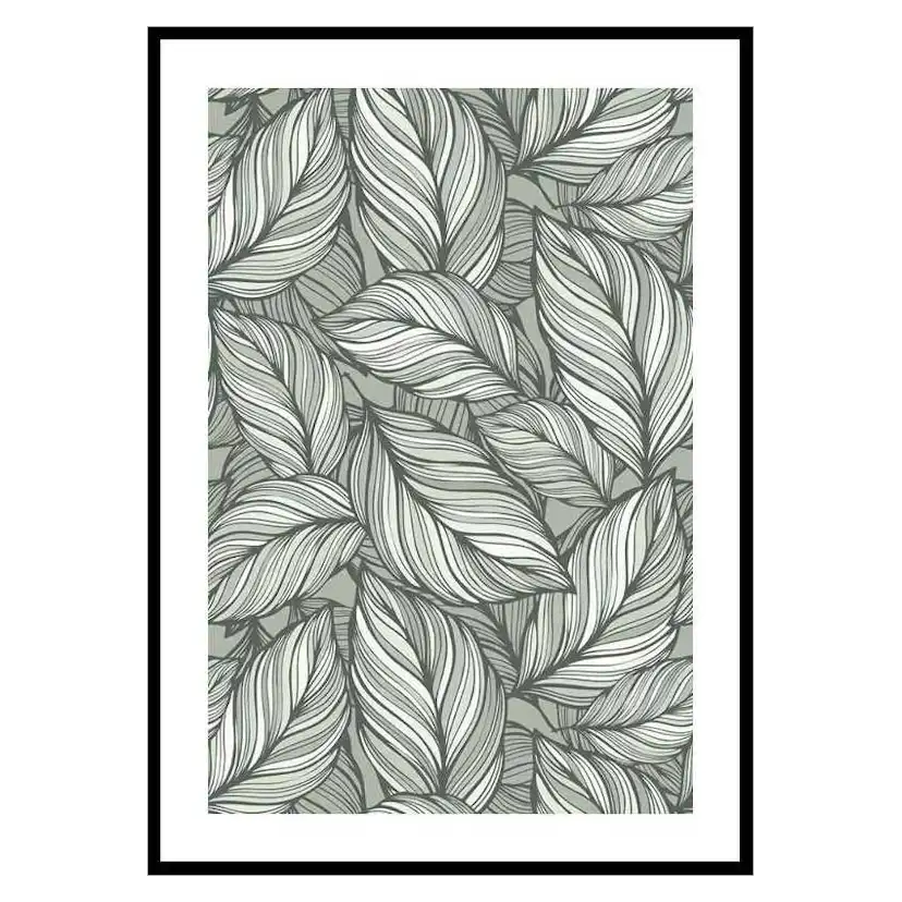 Poster Gallerix Leaf Pattern