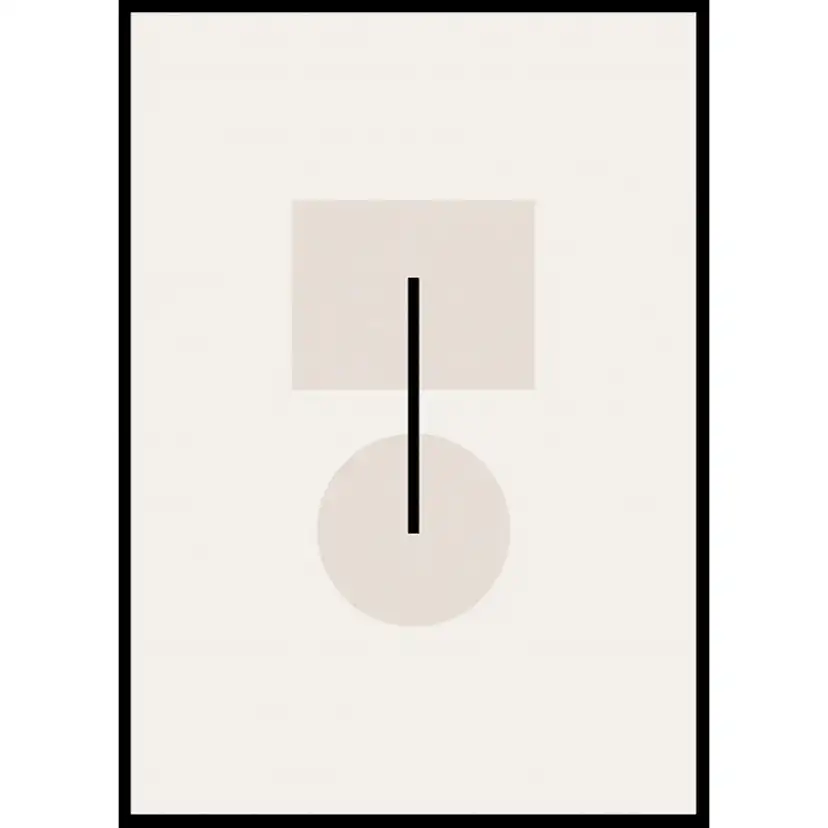 Poster Gallerix Abstract Simplicity No1