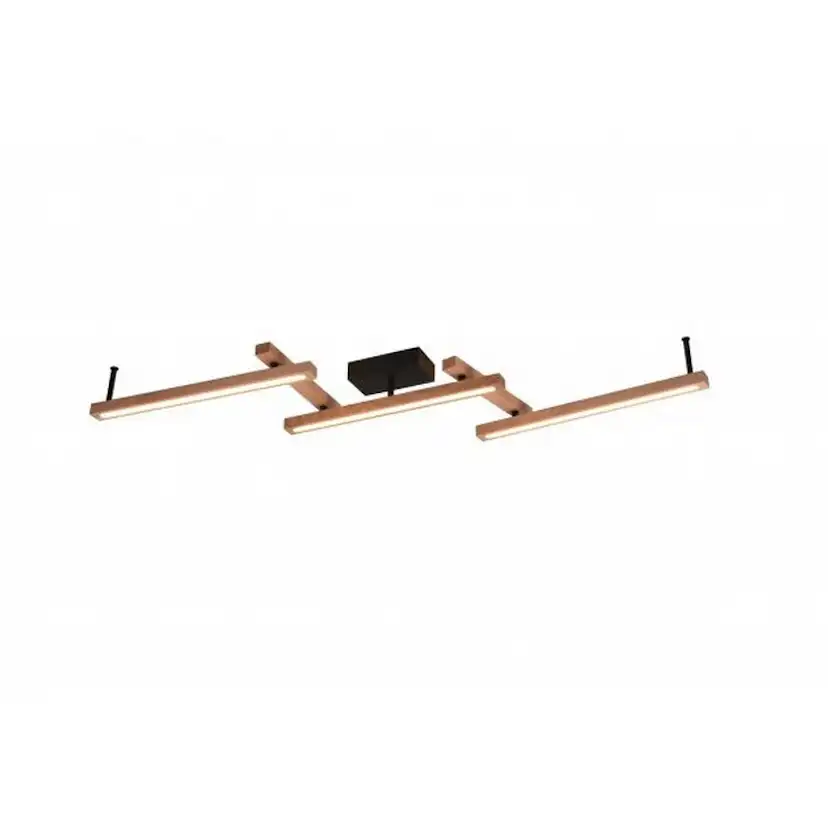 Taklampa Trio Bellari LED Plafond Trä