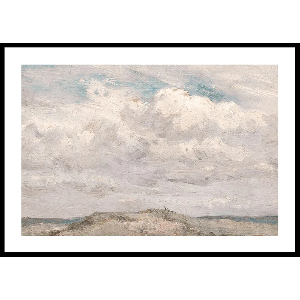 Poster Gallerix Duintop Met Op De Achtergrond De Zee By Jan Willem Van Borselen