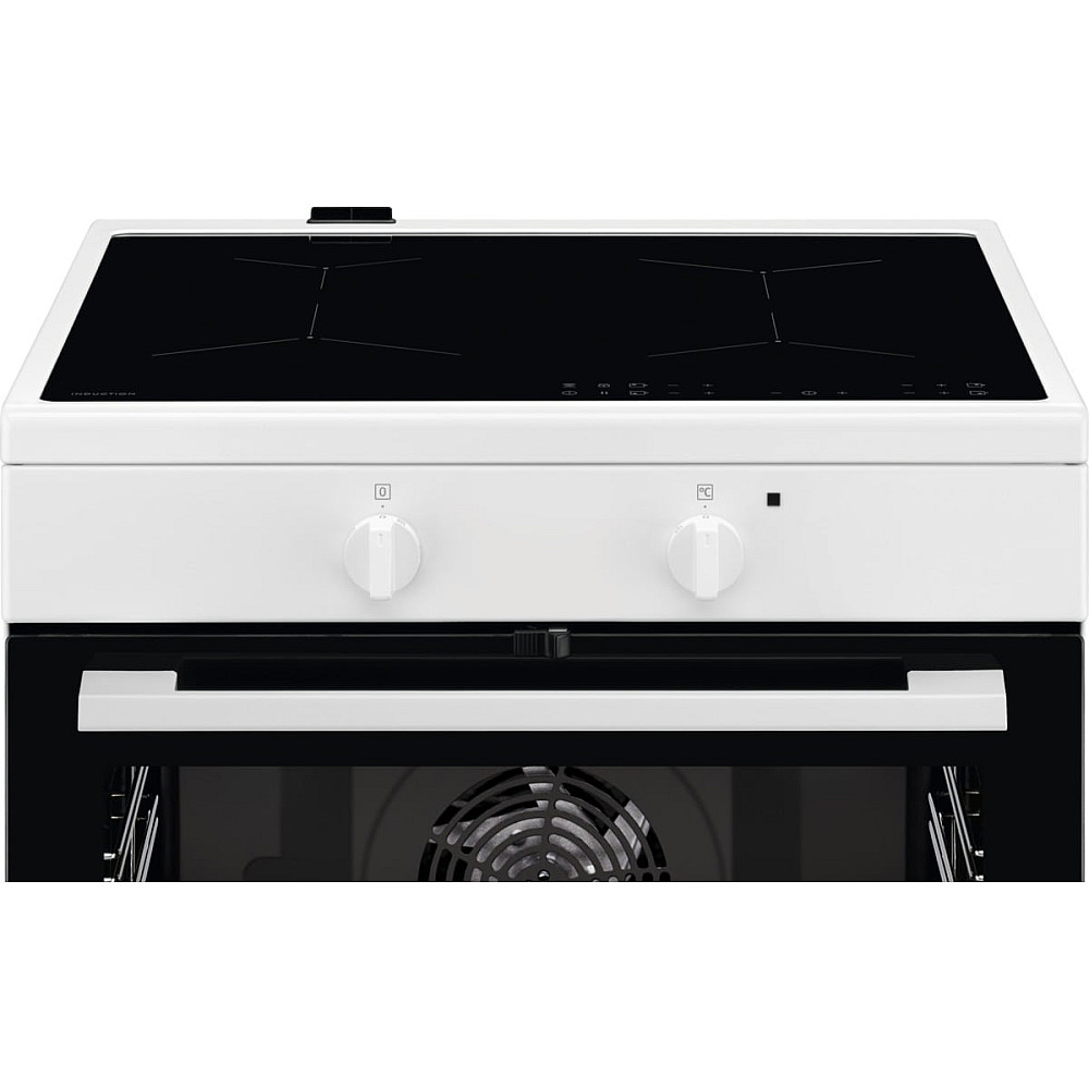 Induktionsspis Electrolux LKI64404SW med Självrengörande Ugn och Hob2Hood