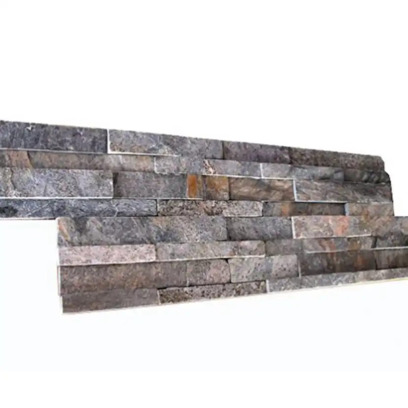 Fasadsten Stencentralen Golden Grey Skiffer