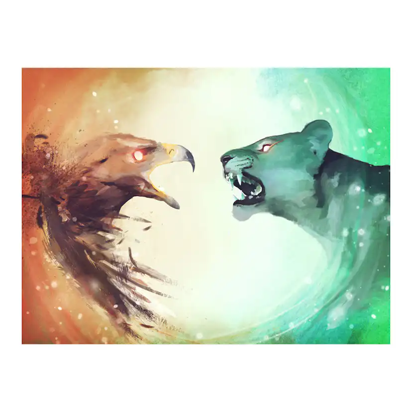 Fototapet Arkiio Interspecies Clash