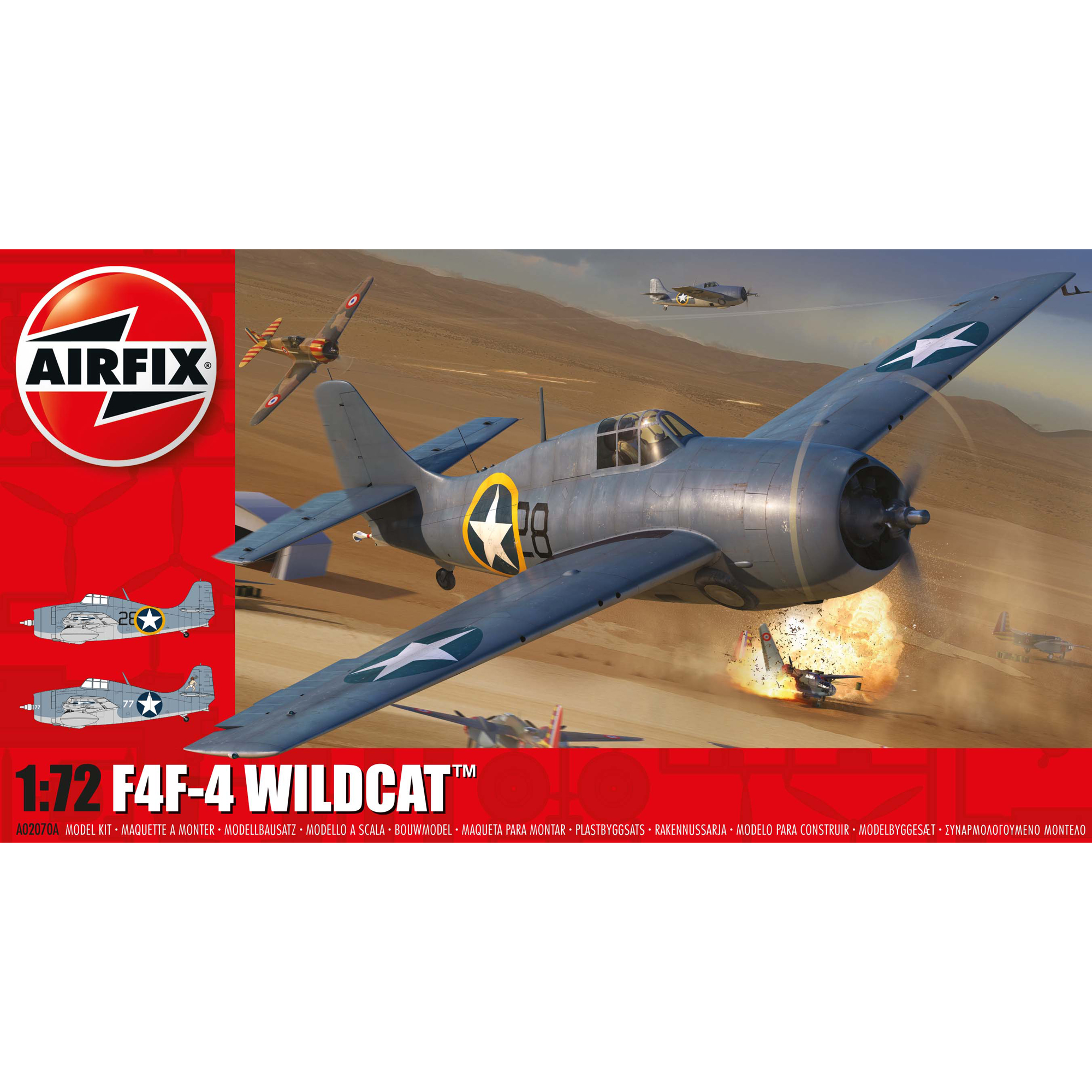 Modellbyggsats Airfix 1:72 Grumman F4F-4 Wildcat