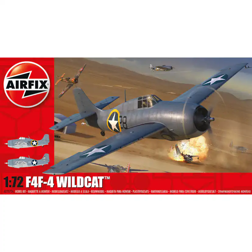 Modellbyggsats Airfix 1:72 Grumman F4F-4 Wildcat