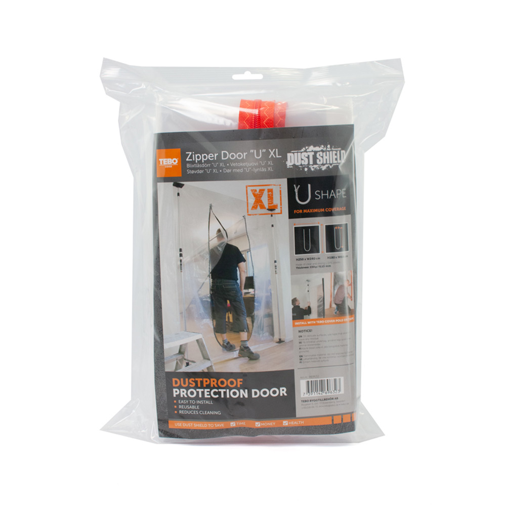 Blixtlåsdörr Tebo U XL Cover