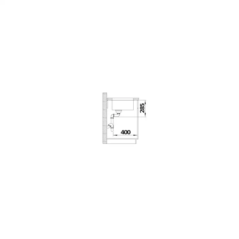 BLANCO SOLIS 450-U INFINO Undermontering