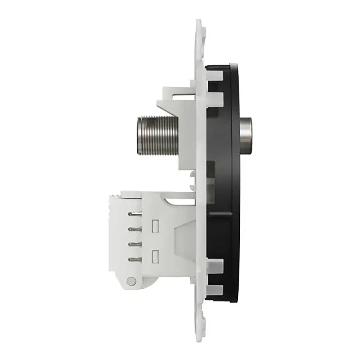 MODUTTAG 2X8 K6 UTP 1XF/IEC SV Svart