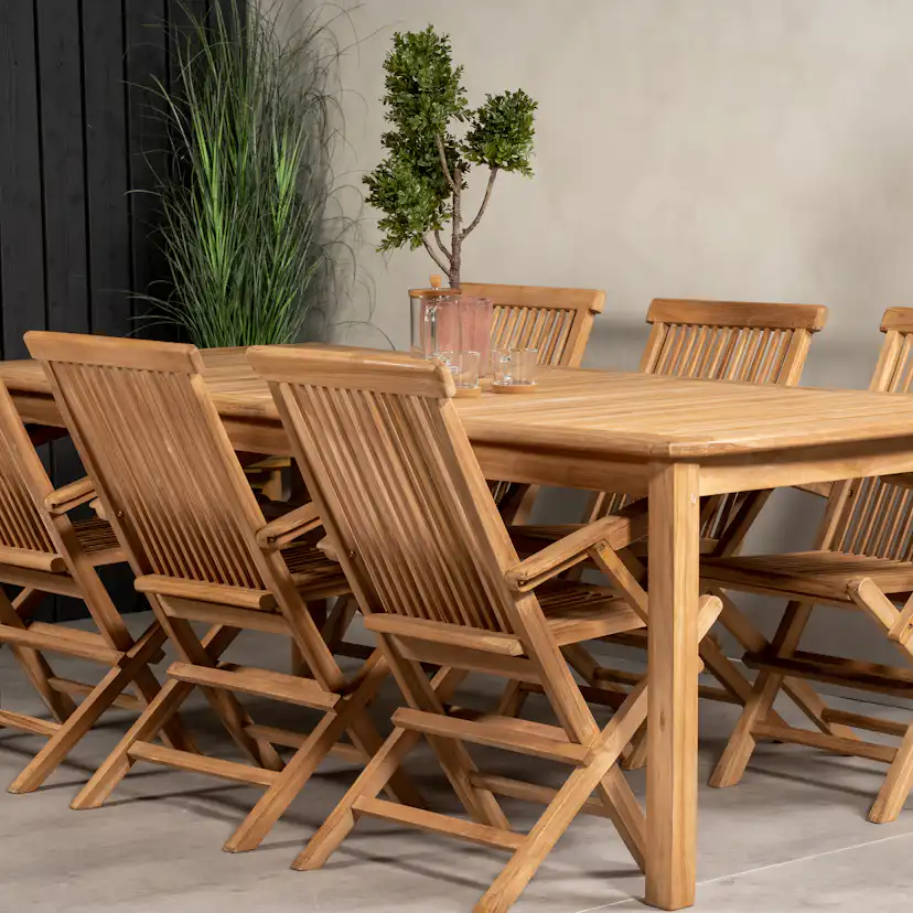 Matgrupp Venture Home Kiara 220 med 6 Stolar Med Armstöd