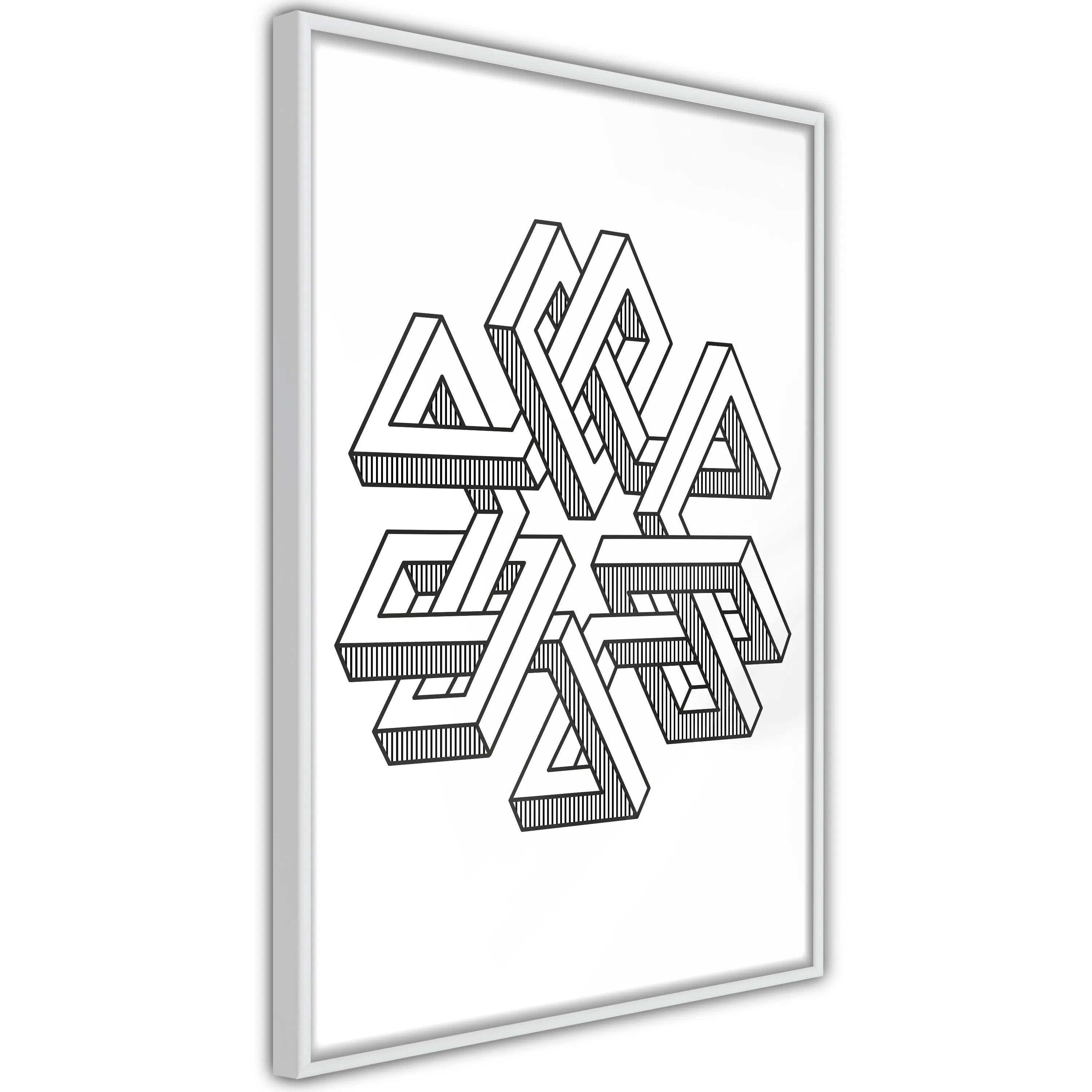 Poster Artgeist Affisch Geometric Clover