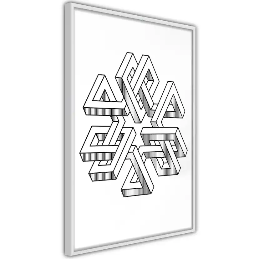 Poster Artgeist Affisch Geometric Clover