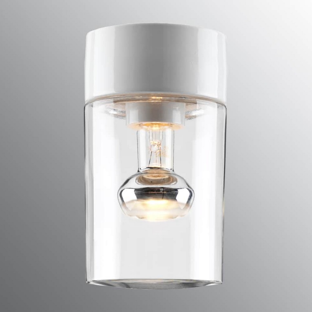 Vägg-/Taklampa Ifö Electric Opus 120 Klar Vit E27