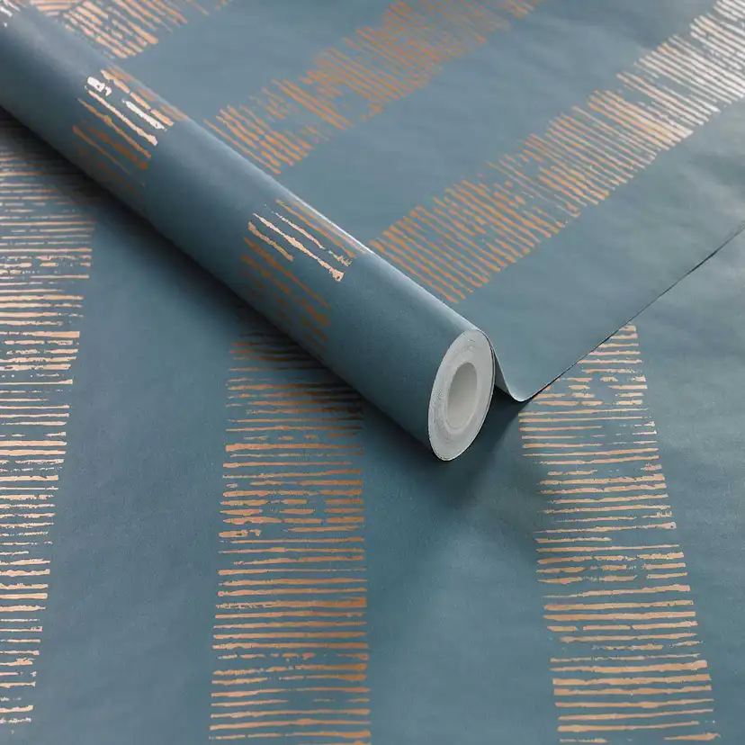Tapet Boutique Randig Metallic Effekt 104268
