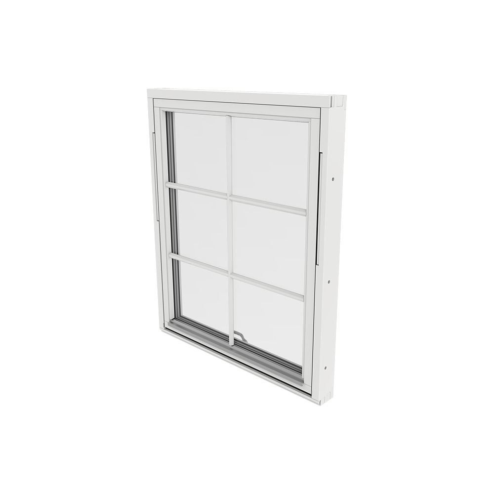 Vridfönster Outline 3-Glas Trä