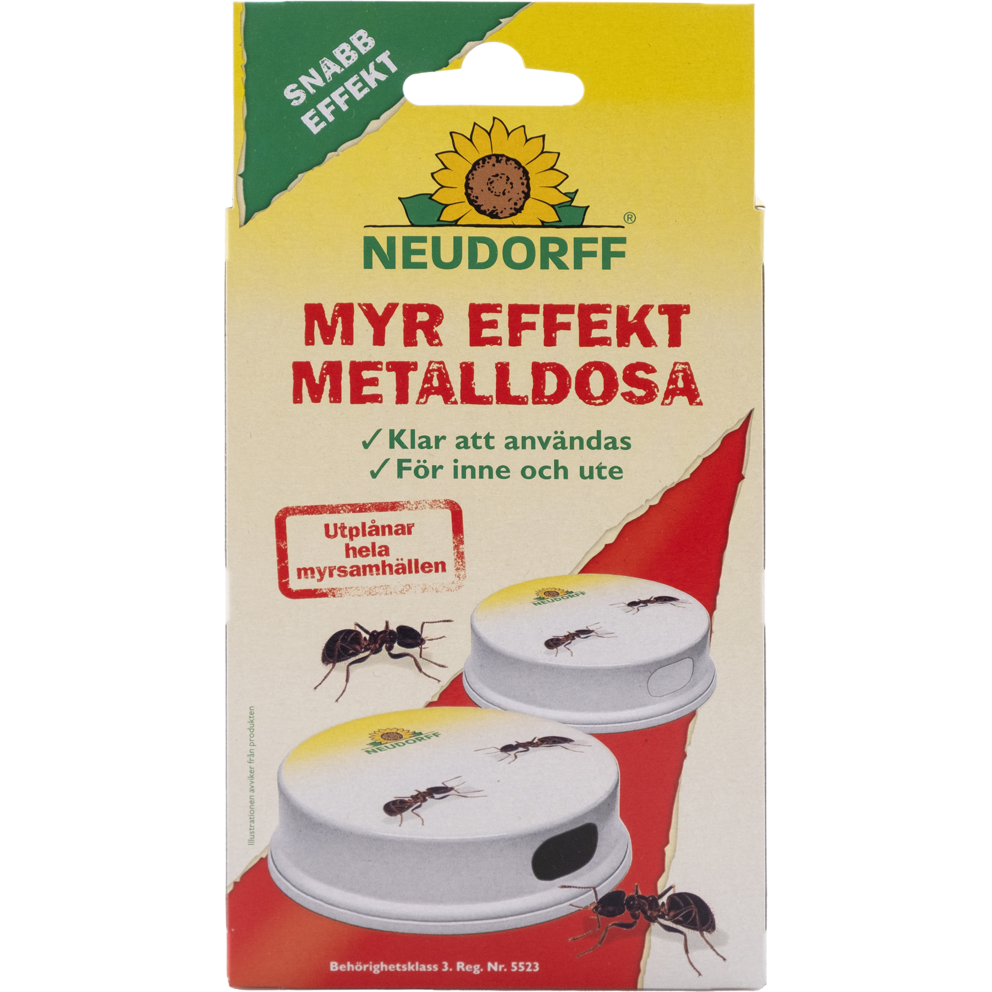 Insektsbekämpning Neudorff Myr Effekt Metall Dosor för Myrsamhällen