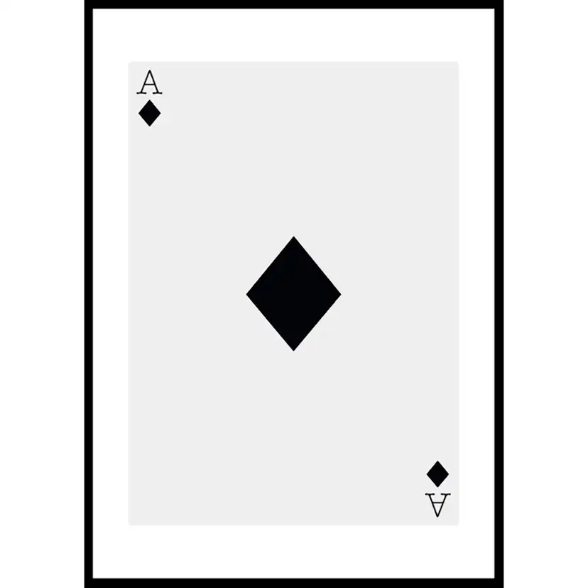 Poster Gallerix Ace Of Diamonds