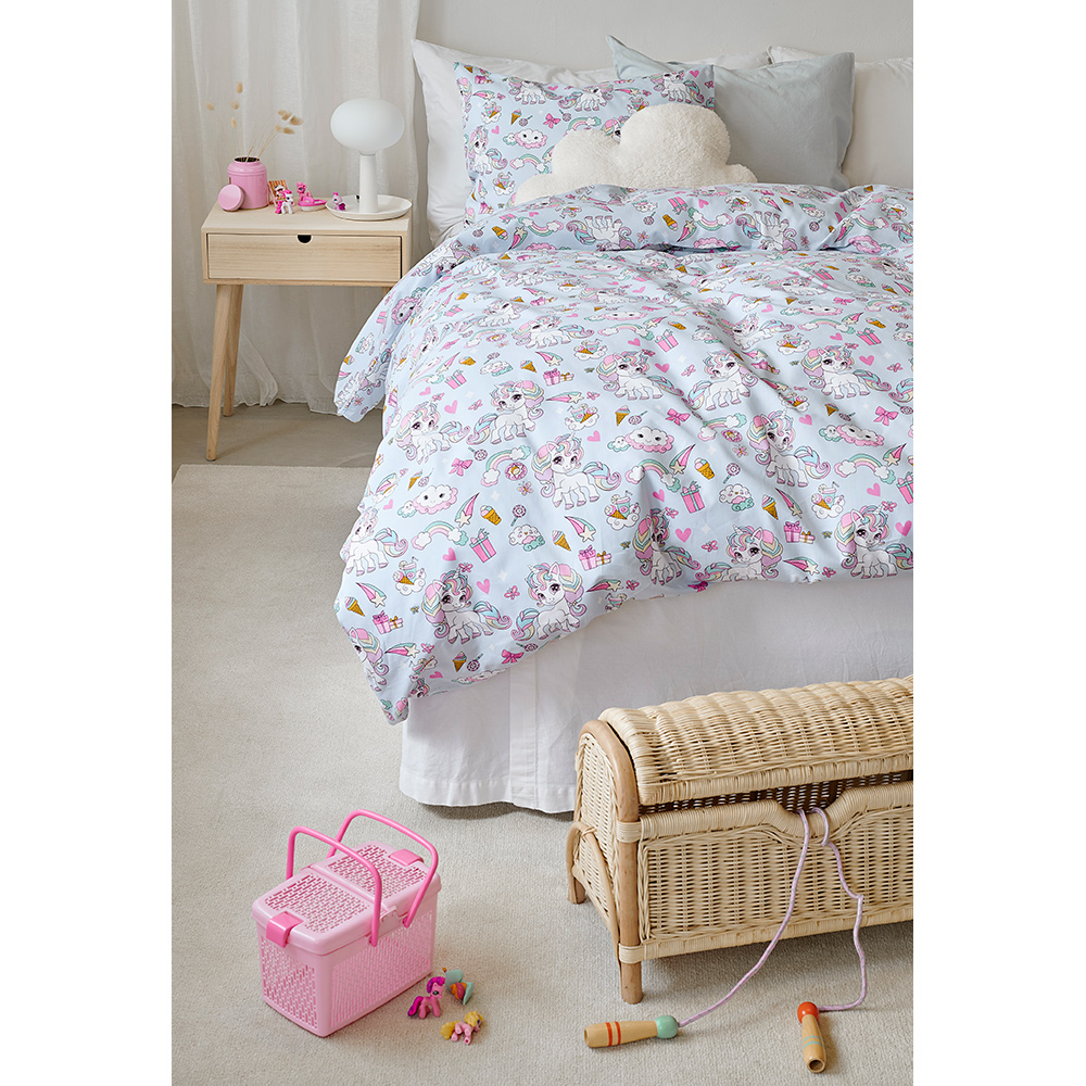 Påslakanset Borganäs of Sweden Enhörning Enkelsäng