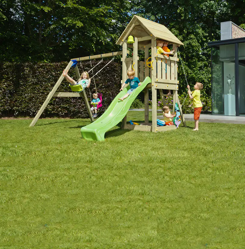Lekställning Hörby Bruk Kiosk Lektorn med Rutschkana & Gunga