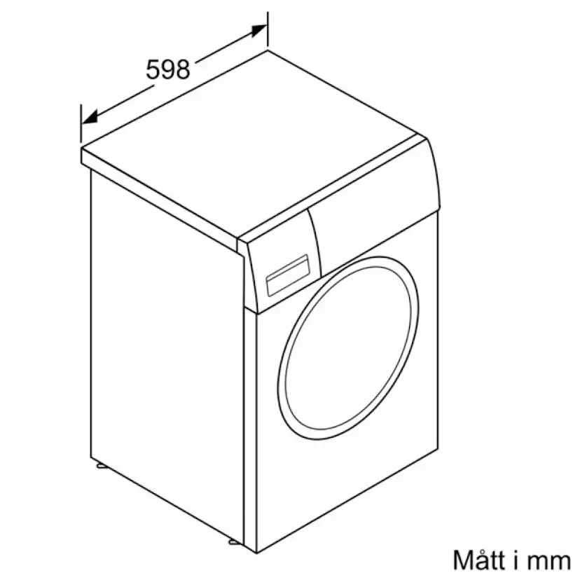 Frontmatad Tvättmaskin Bosch Serie 6 WGG244ZMSN 9 kg 1400 v/min