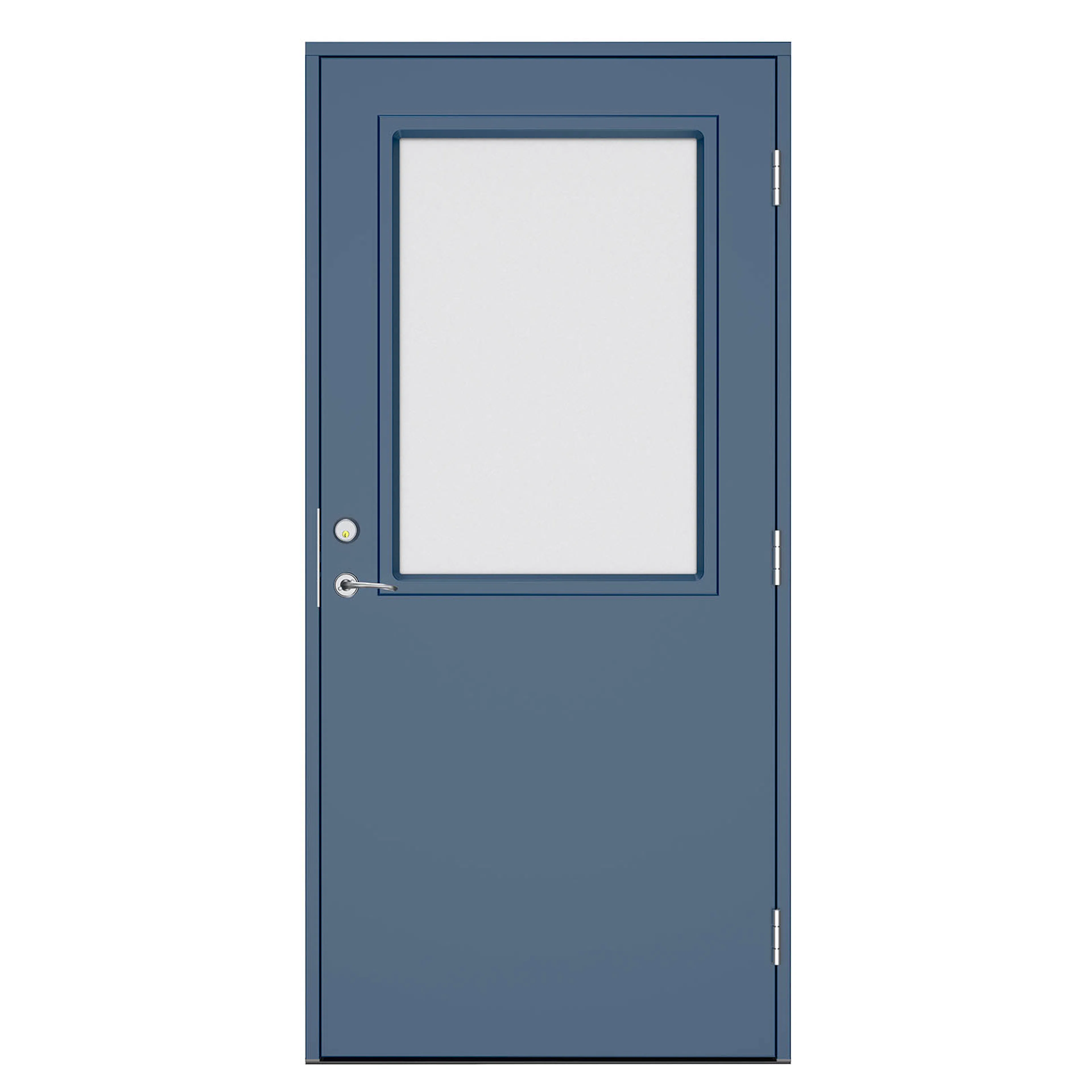 Ytterdörr Swedoor Advance-Line Vision AuroraBxH: 100x210 cm. Vänster. NCS-S-5020-R90B