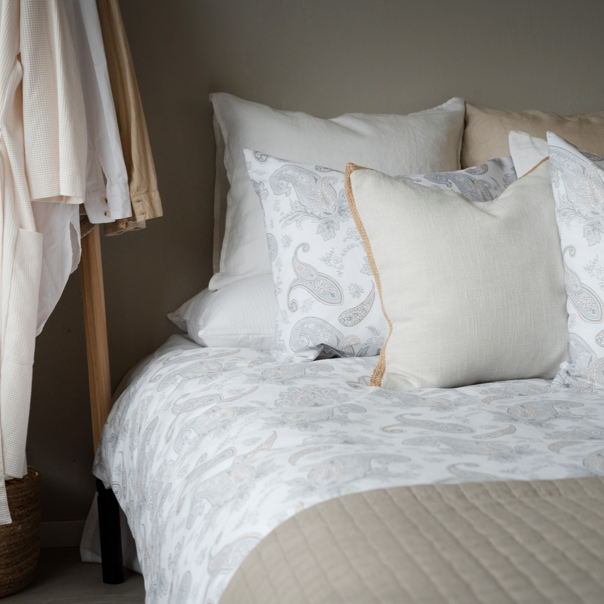 Påslakanset Borganäs of Sweden Tilly Enkelsäng Grå