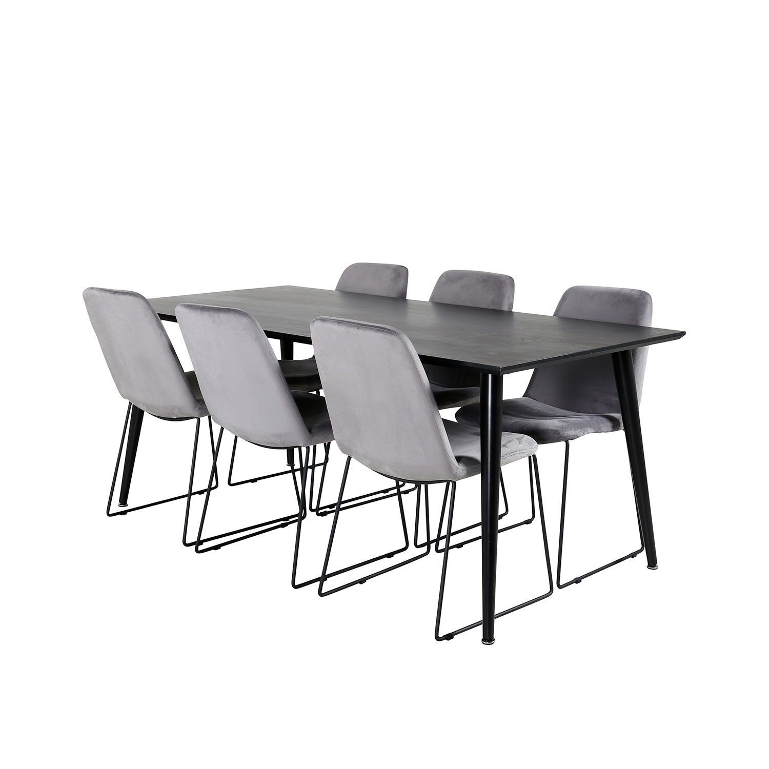 Matgrupp Venture Home Dipp med 6 Muce stolar