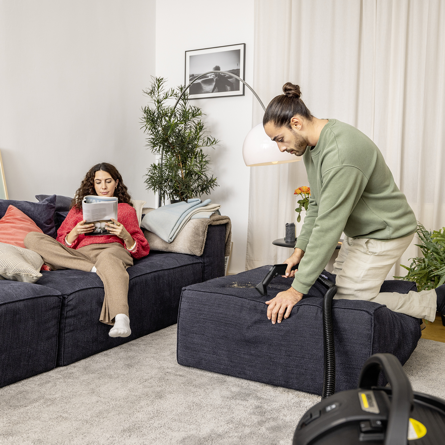 Textilvårdsmaskin Kärcher SE 4 Textil- & Mattvätt med Flera Munstycken