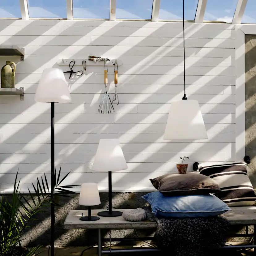 Bordslampa Star Trading GardenLight Kreta Låg