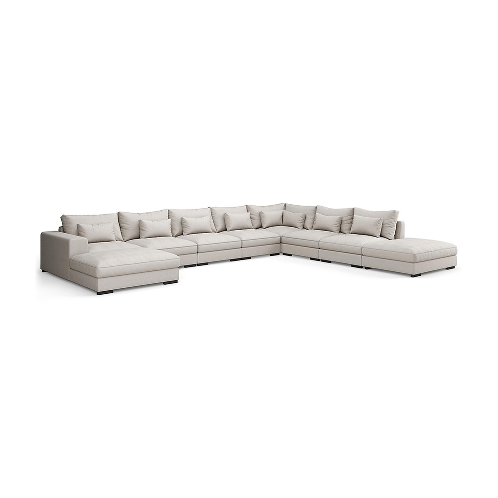 U-Soffa Bloomington Dubai Large Modulsoffa med Vänster Divan & Linneklädsel