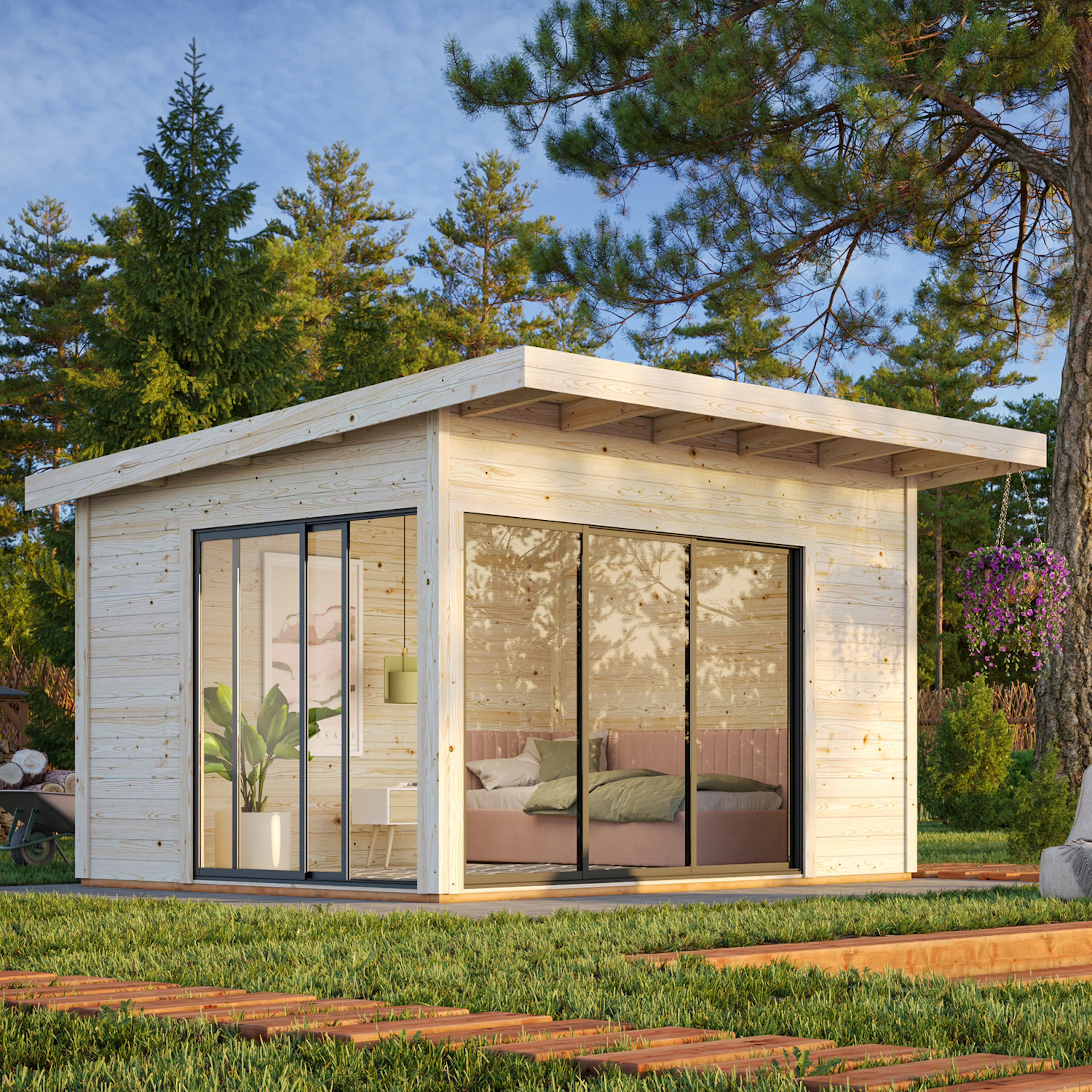 Stuga Palmako Andrea 11,7 m2 (inv. 11,2 m2)