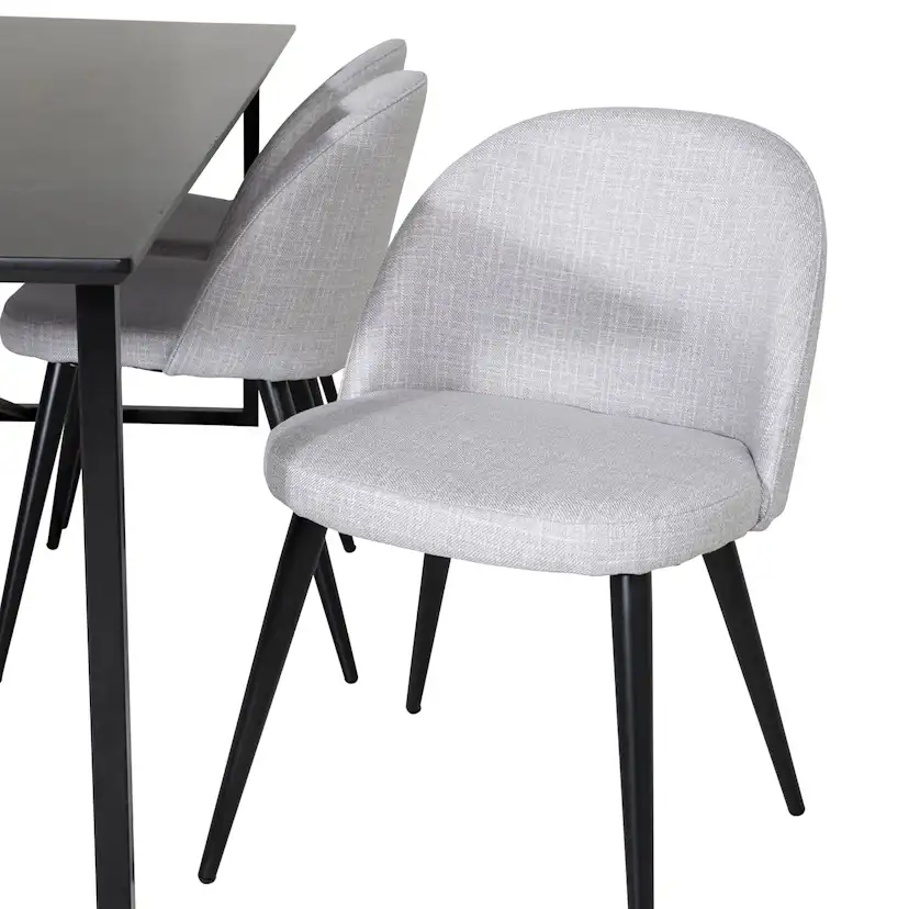 Matgrupp Venture Home Palaba med 6 Valentina Stolar Polyestertyg