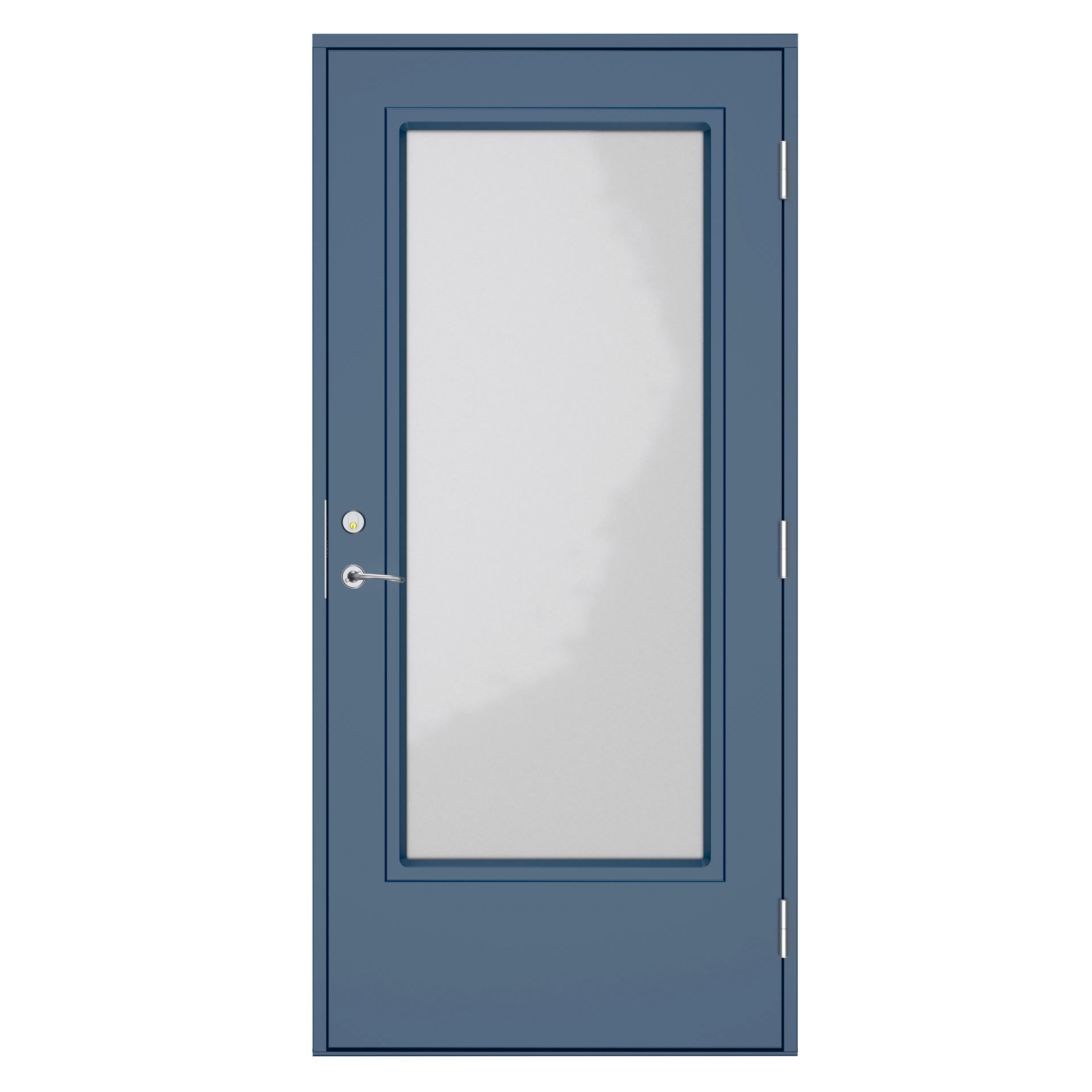 Ytterdörr Swedoor Clever-Line+ ReisaNCS-5020-R90B Blå 9x21, Höger