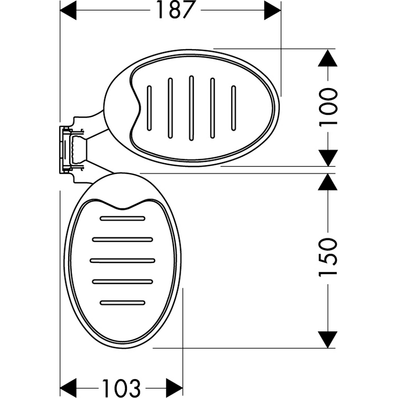 Tvålkopp Hansgrohe Raindance Casetta
